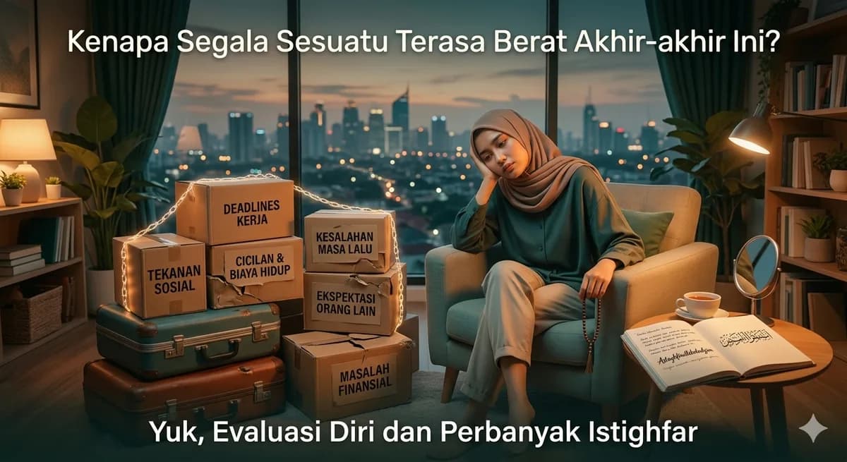 Kenapa Segala Sesuatu Terasa Berat Akhir-akhir Ini? Yuk, Evaluasi Diri dan Perbanyak Istighfar