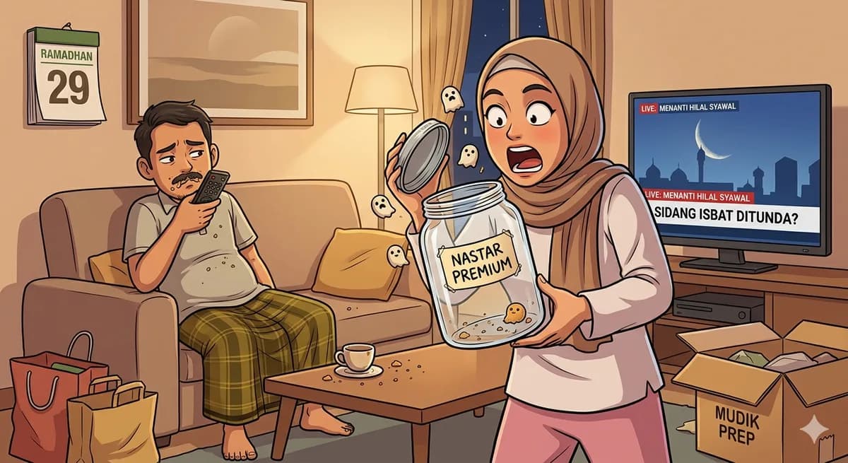 Sidang Isbat Belum Mulai, Tapi Isi Toples Nastar Udah Berakhir: Mencari Tersangka di Balik Layar Kaca