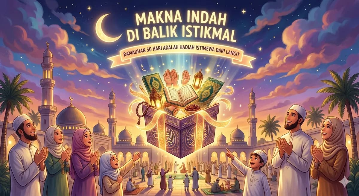 Makna Indah di Balik Istikmal: Mengapa Ramadhan 30 Hari Adalah Hadiah Istimewa dari Langit