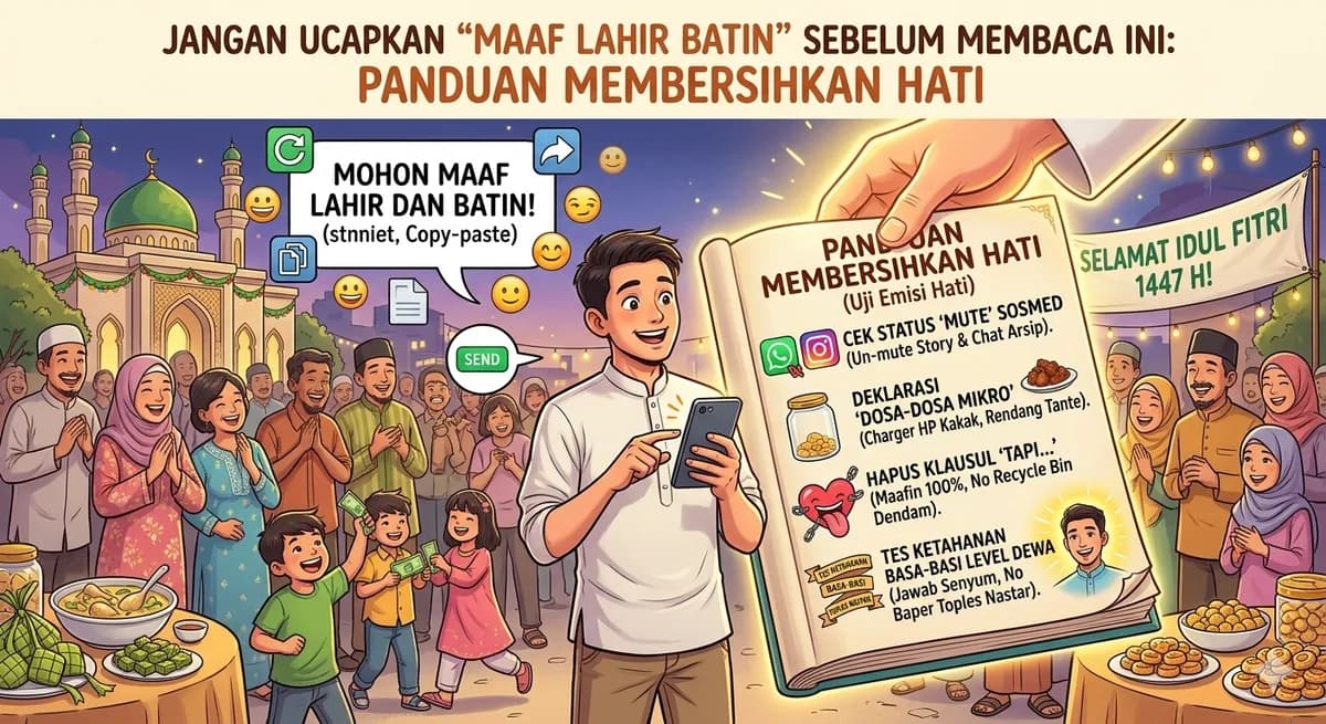 Jangan Ucapkan "Maaf Lahir Batin" Sebelum Membaca Ini: Panduan Membersihkan Hati