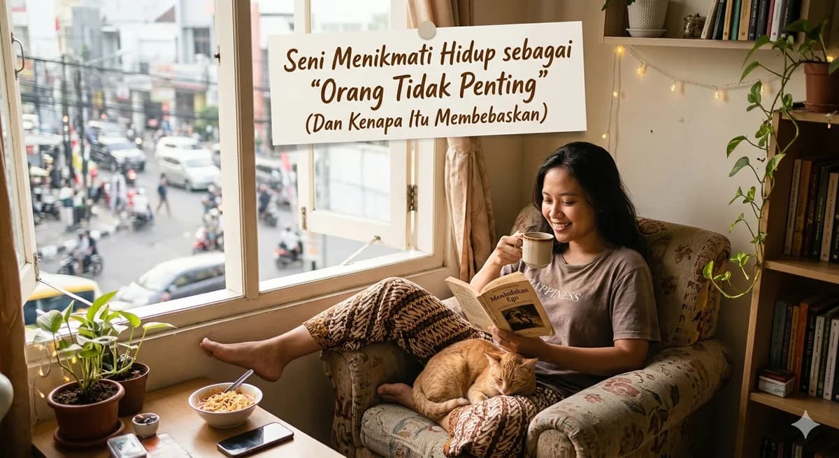Seni Menikmati Hidup sebagai "Orang Tidak Penting" (Dan Kenapa Itu Membebaskan)