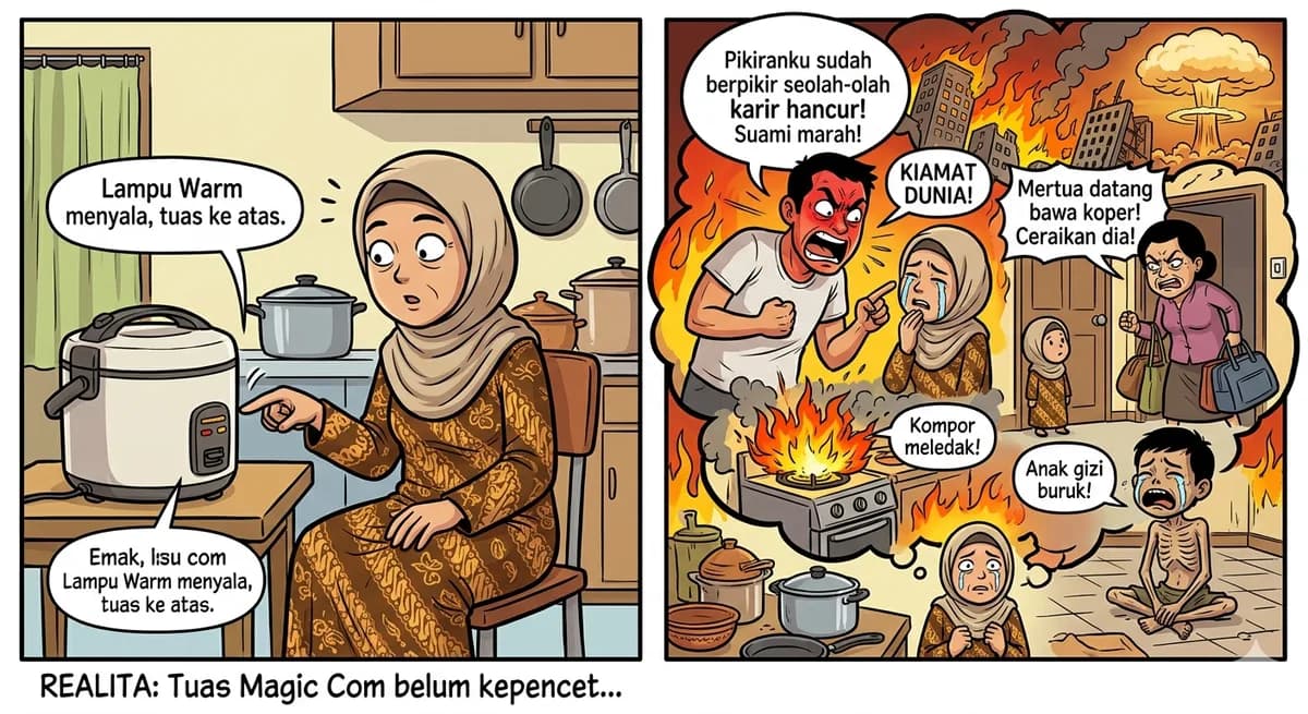 Bukan Realita yang Bikin Hancur, Tapi Pikiranmu Sendiri. Pernah Merasakannya?