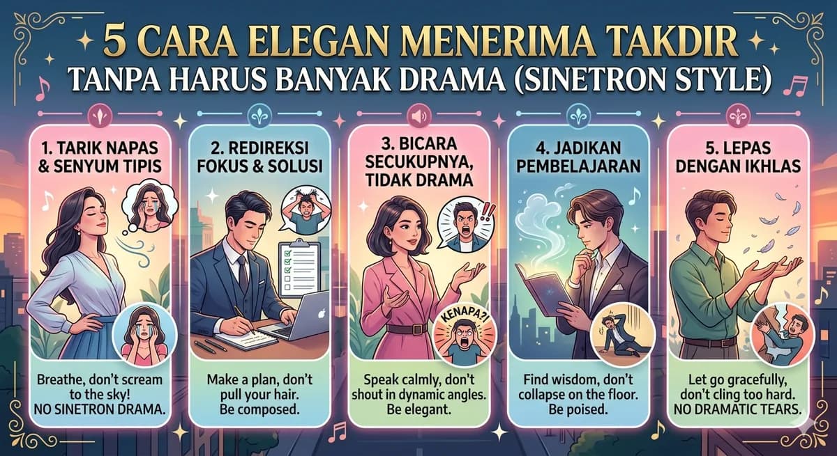 5 Cara Elegan Menerima Takdir Tanpa Harus Banyak Drama (Sinetron Style)