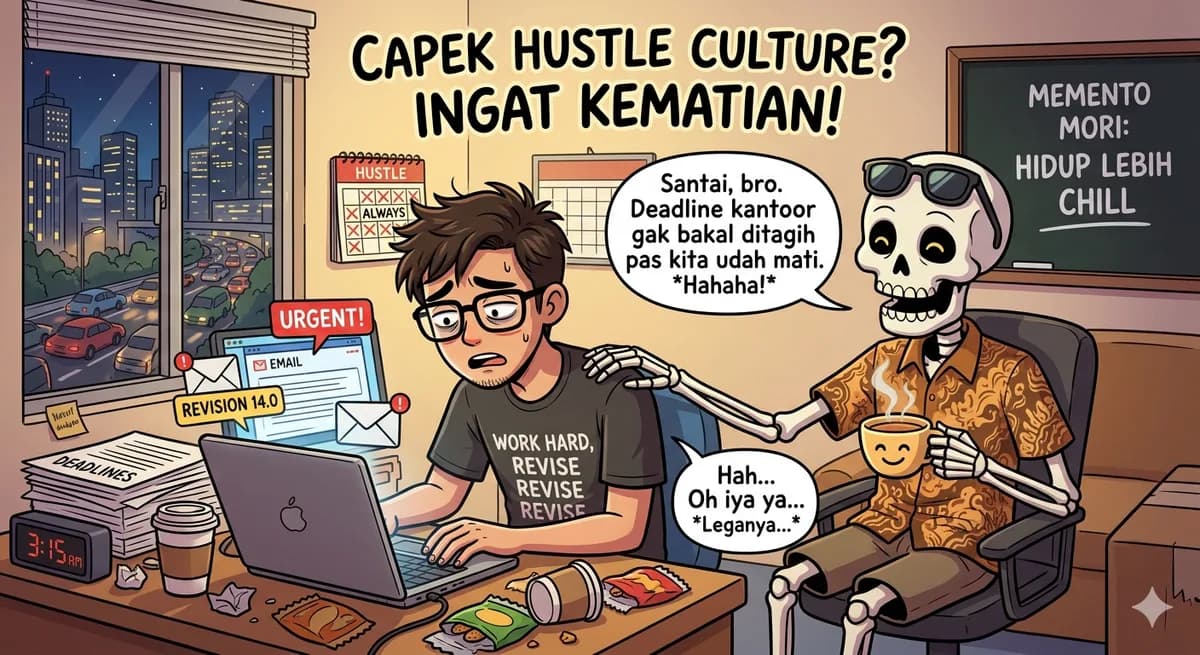 Capek Hustle Culture? Coba Deh Sesekali Ingat Kematian (Biar Hidup Lebih Chill)