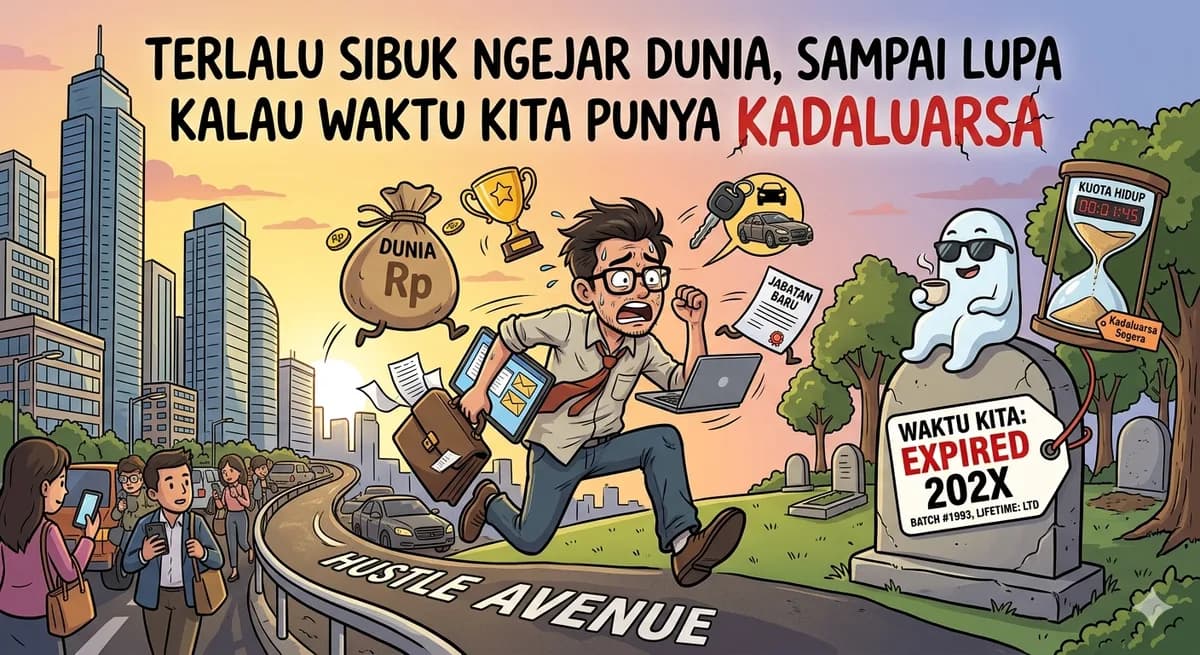 Terlalu Sibuk Ngejar Dunia, Sampai Lupa Kalau Waktu Kita Punya Kadaluarsa