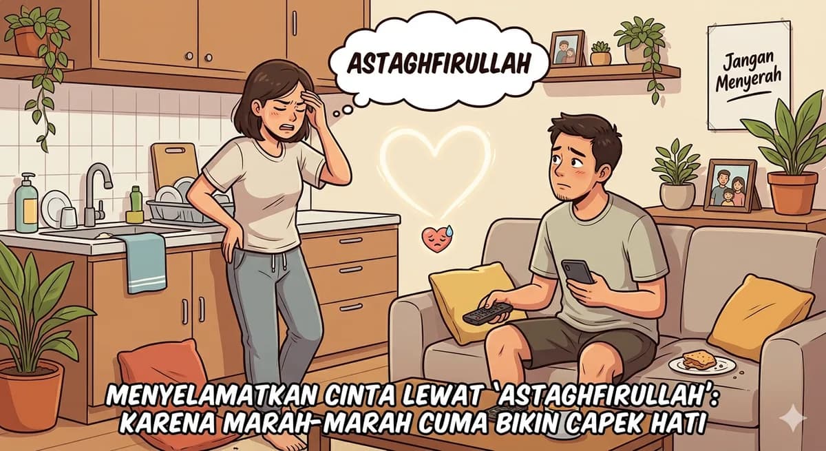 Menyelamatkan Cinta Lewat 'Astaghfirullah': Karena Marah-Marah Cuma Bikin Capek Hati