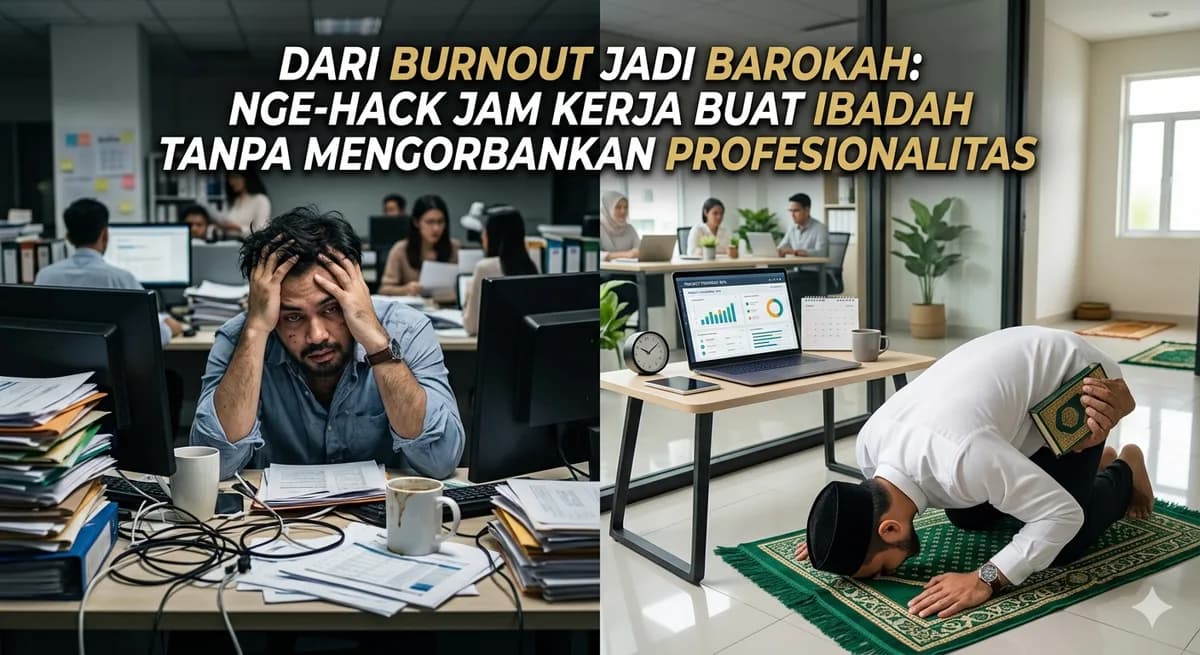 Dari Burnout Jadi Barokah: Nge-Hack Jam Kerja Buat Ibadah Tanpa Mengorbankan Profesionalitas