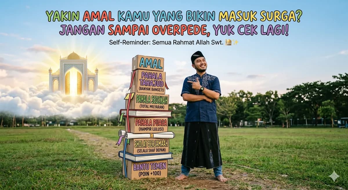 Yakin Amal Kamu yang Bikin Masuk Surga? Jangan Sampai Overpede, Yuk Cek Lagi!