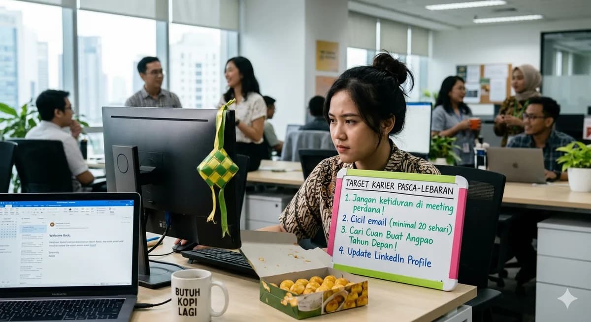 "Kembali Bekerja dengan Semangat Baru: Cara Menetapkan Target Karier Usai Idul Fitri"
