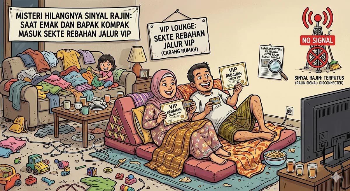 Misteri Hilangnya Sinyal Rajin: Saat Emak dan Bapak Kompak Masuk Sekte Rebahan Jalur VIP