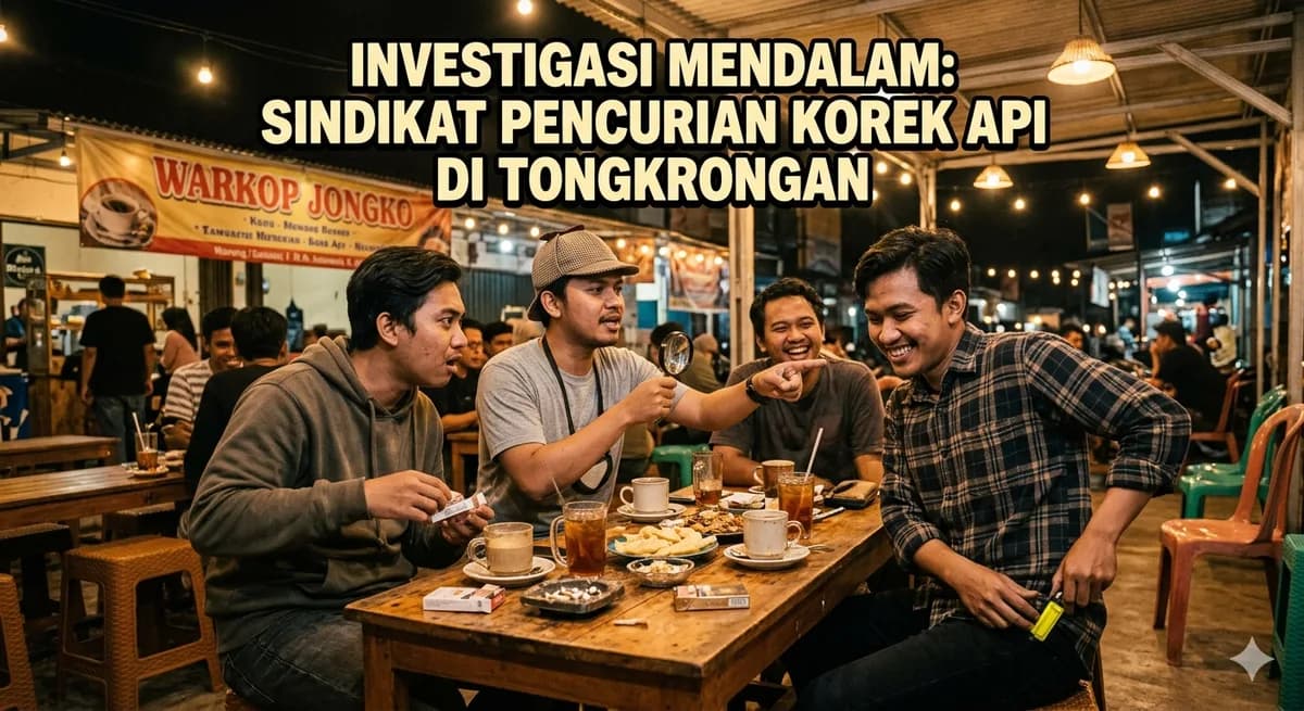 Investigasi Mendalam: Sindikat Pencurian Korek Api di Tongkrongan