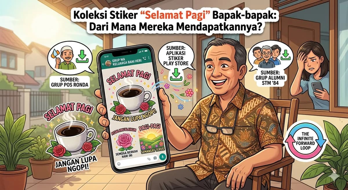 Koleksi Stiker "Selamat Pagi" Bapak-bapak: Dari Mana Mereka Mendapatkannya?