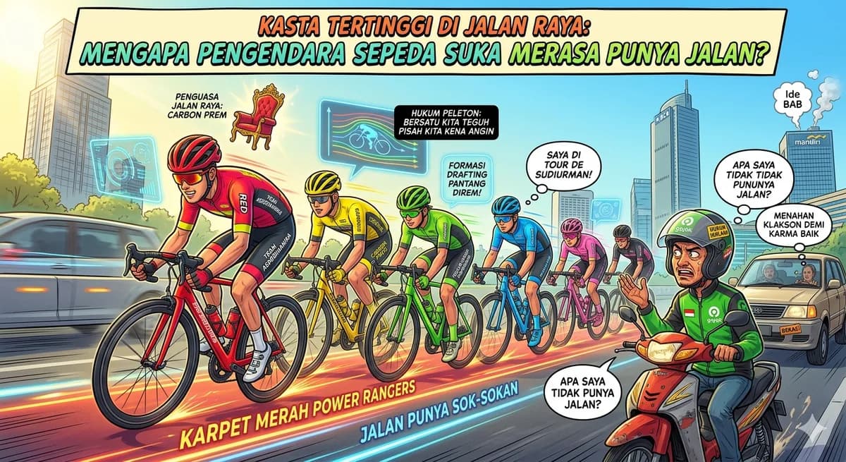 Kasta Tertinggi di Jalan Raya: Mengapa Pengendara Sepeda Suka Merasa Punya Jalan?