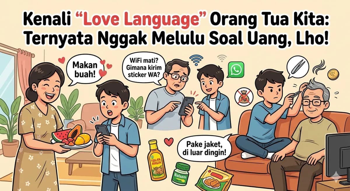 "Kenali 'Love Language' Orang Tua Kita: Ternyata Nggak Melulu Soal Uang, Lho!"