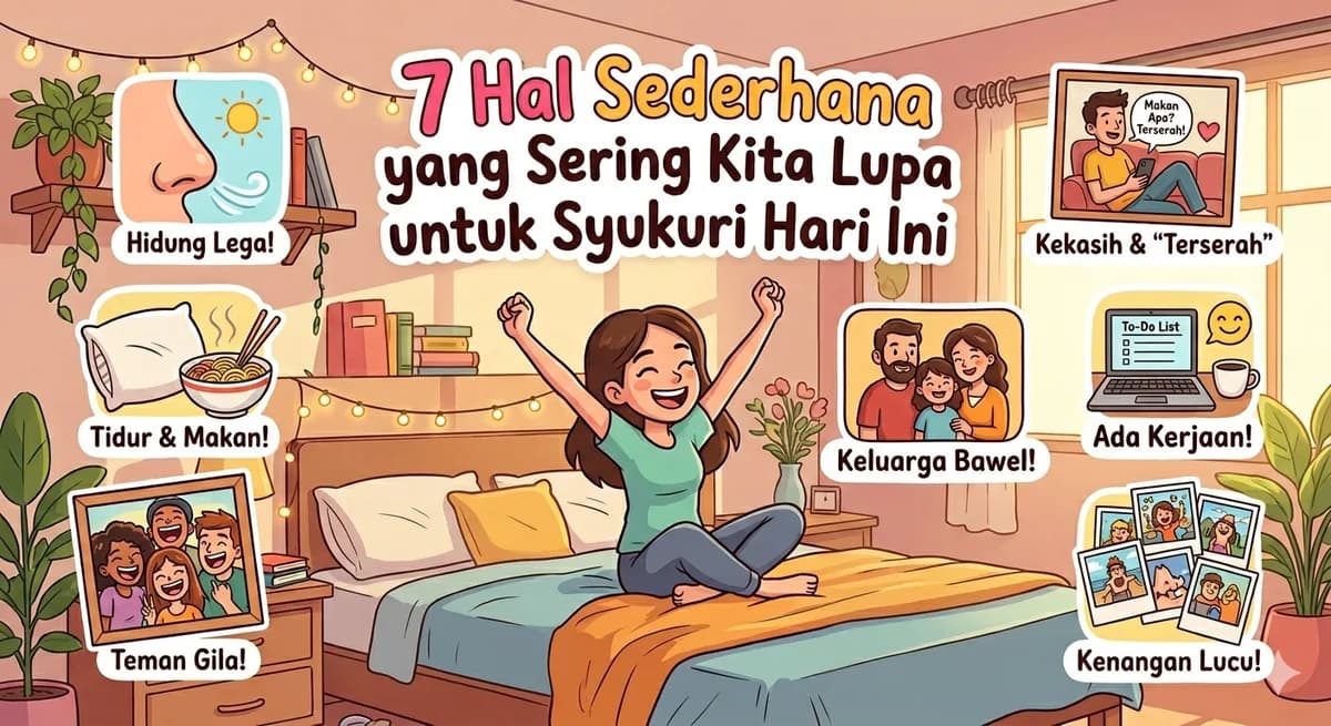 7 Hal Sederhana yang Sering Kita Lupa untuk Syukuri Hari Ini