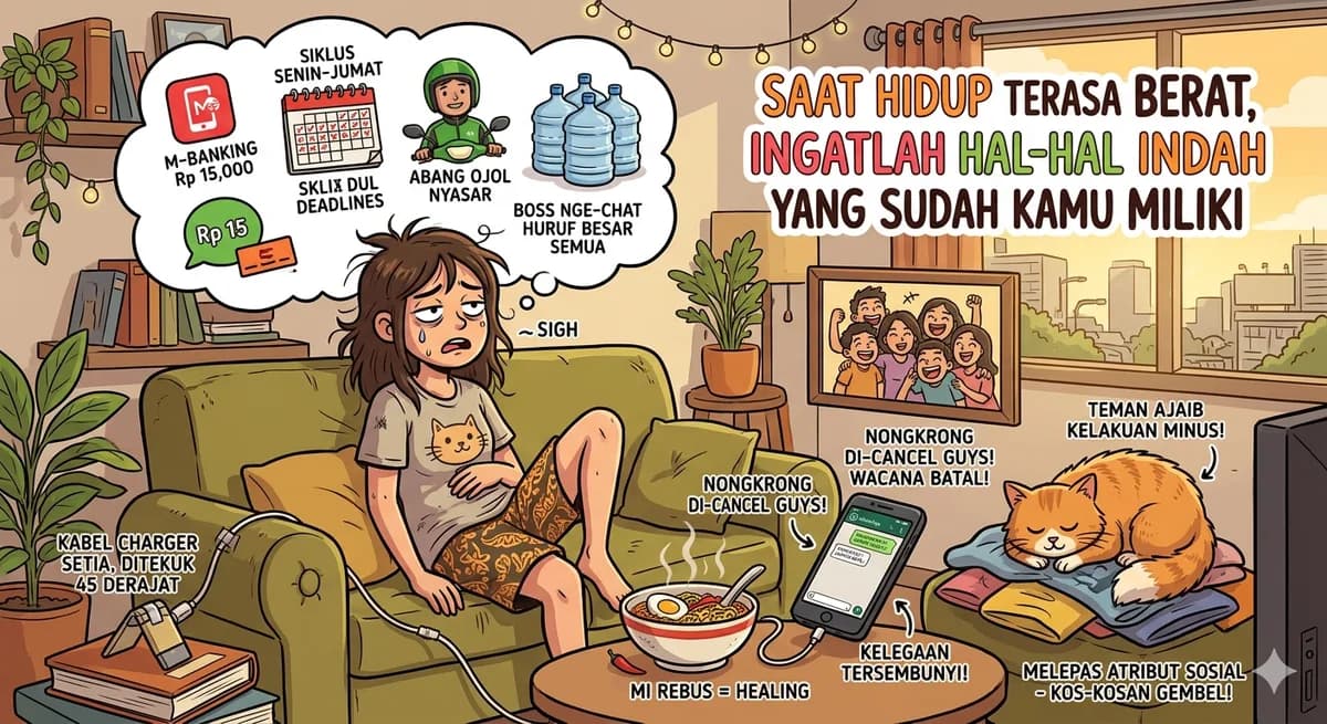 Saat Hidup Terasa Berat, Ingatlah Hal-Hal Indah yang Sudah Kamu Miliki