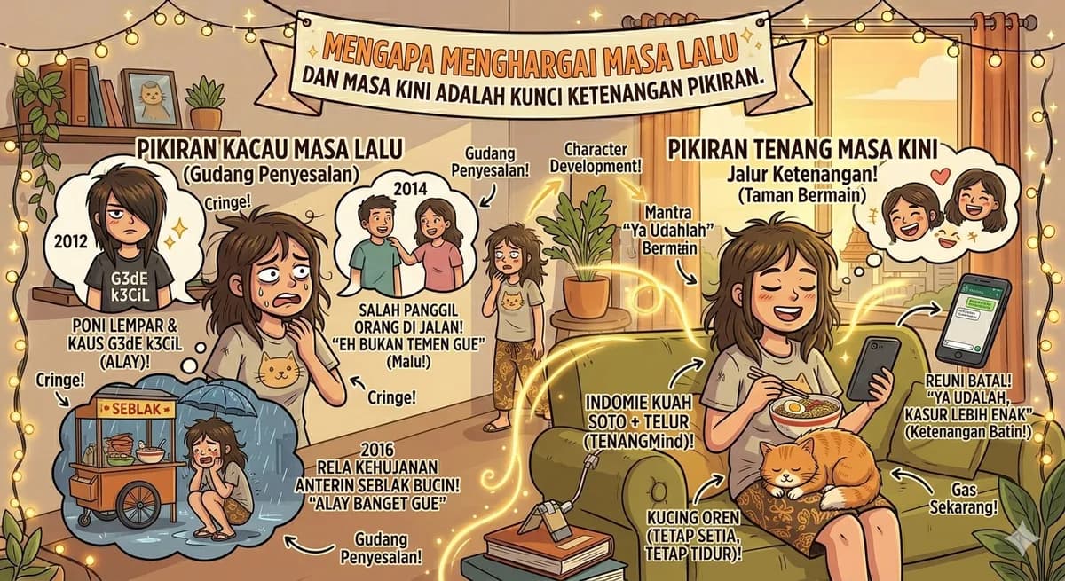 Mengapa Menghargai Masa Lalu dan Masa Kini Adalah Kunci Ketenangan Pikiran