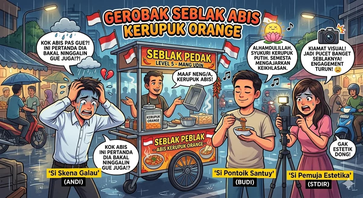 SATU PERISTIWA, SERIBU MAKNA: Sebuah Drama di Gerobak Seblak