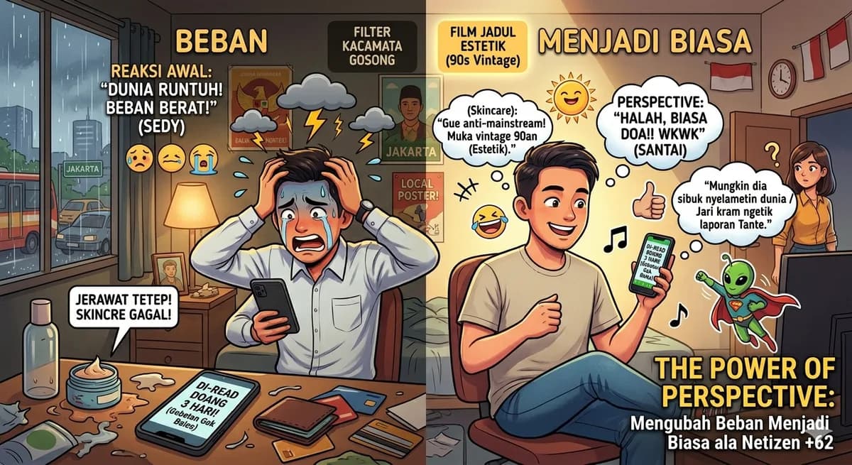 The Power of Perspective: Mengubah Beban Menjadi Biasa ala Netizen +62" 