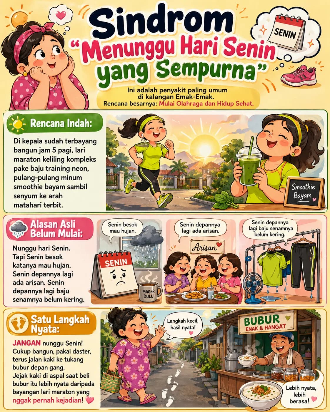 Satu Langkah Nyata Lebih Baik dari Seribu Rencana Indah: Alasan Asli Kamu Belum Mulai