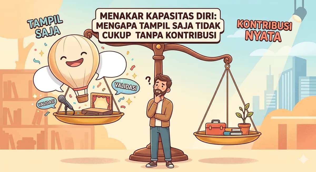 Menakar Kapasitas Diri: Mengapa Tampil Saja Tidak Cukup Tanpa Kontribusi