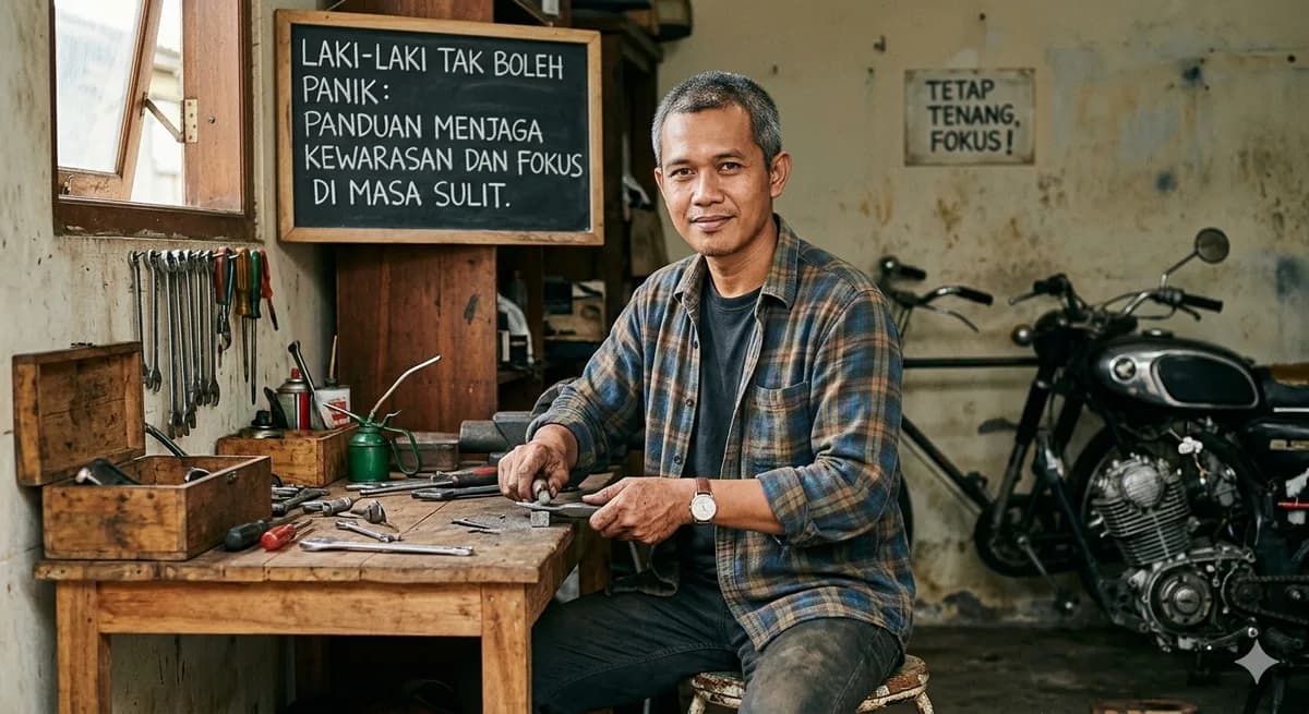 Laki-laki Tak Boleh Panik: Panduan Menjaga Kewarasan dan Fokus di Masa Sulit
