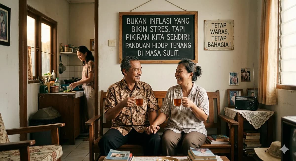 Bukan Inflasi yang Bikin Stres, Tapi Pikiran Kita Sendiri: Panduan Hidup Tenang di Masa Sulit