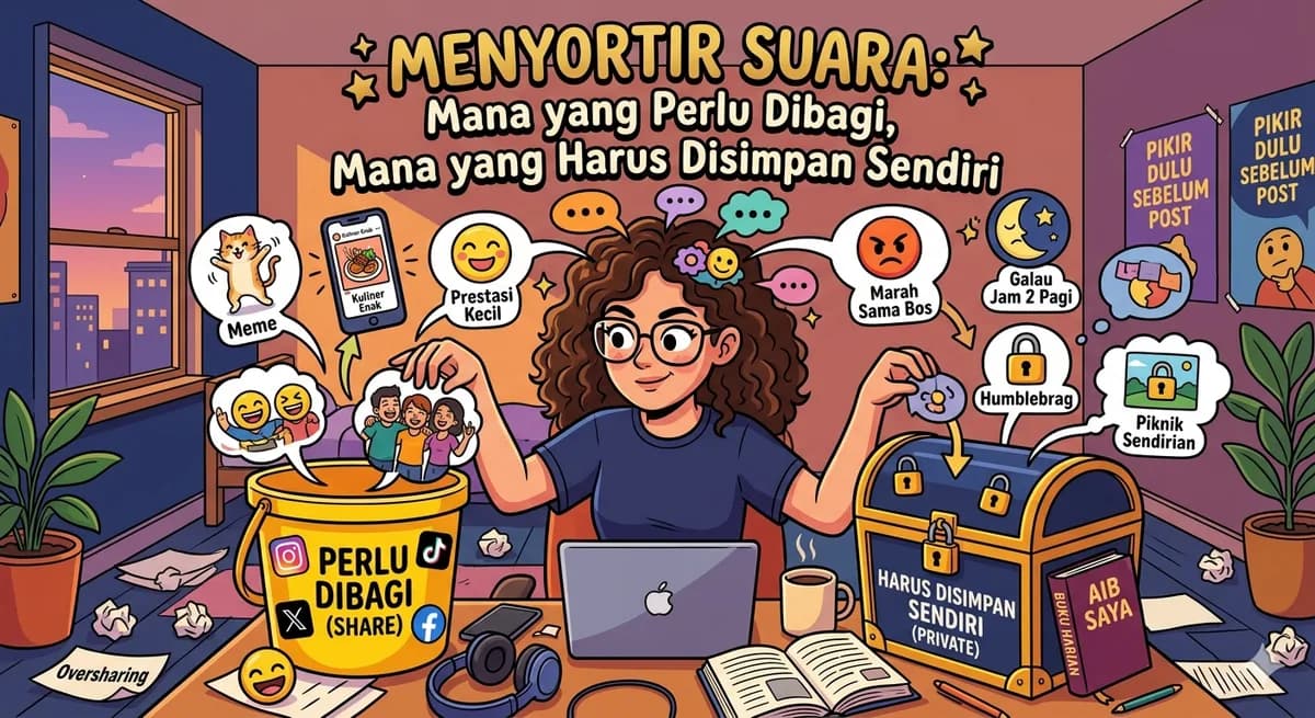 Menyortir Suara: Mana yang Perlu Dibagi, Mana yang Harus Disimpan Sendiri