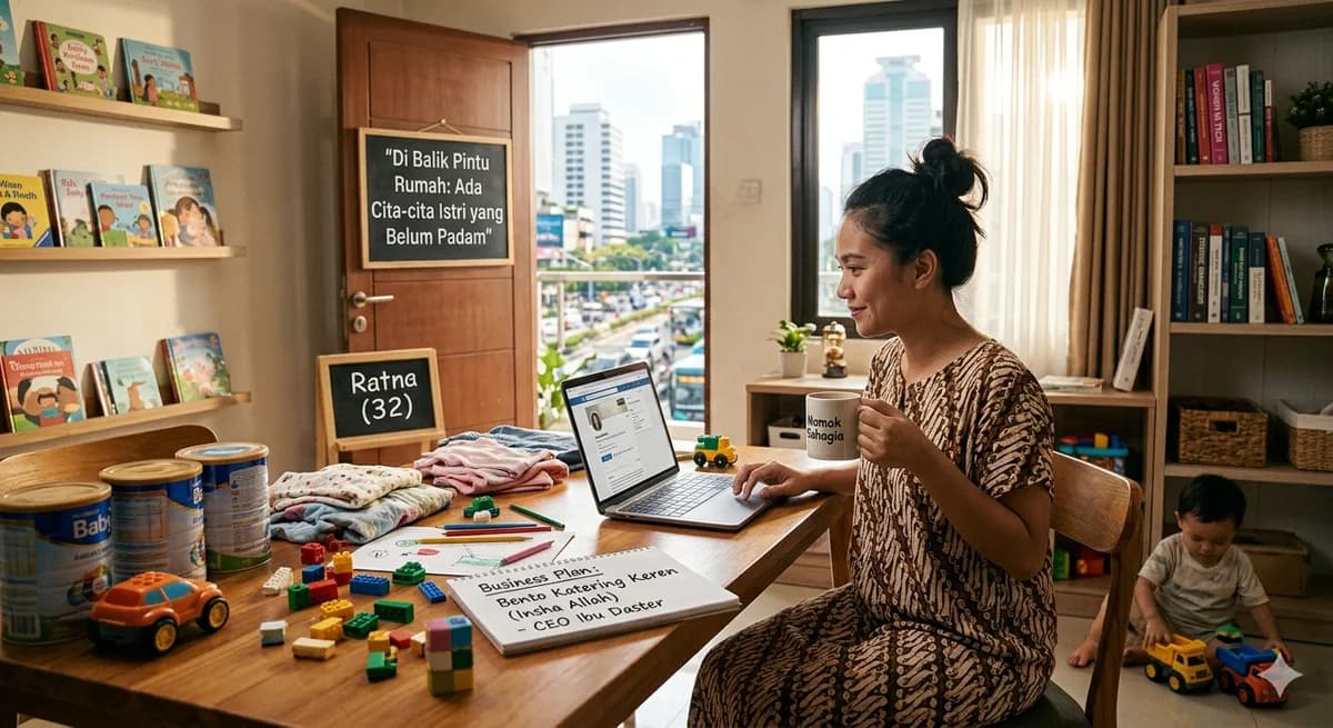 Di Balik Pintu Rumah: Ada Cita-cita Istri yang Belum Padam