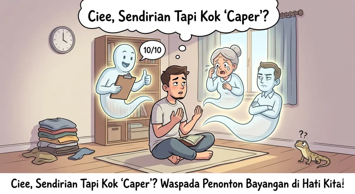 Ciee, Sendirian Tapi Kok "Caper"? Waspada Penonton Bayangan di Hati Kita!