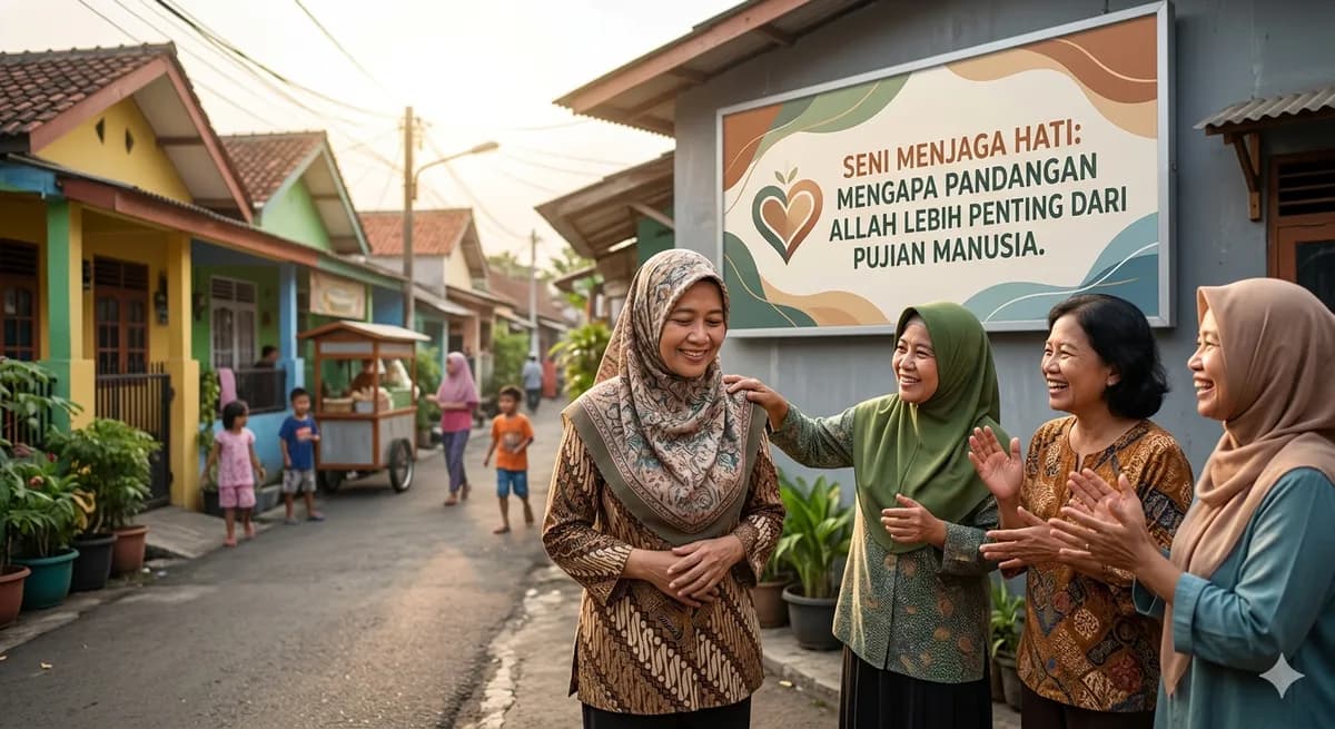 Seni Menjaga Hati: Mengapa Pandangan Allah Lebih Penting dari Pujian Manusia