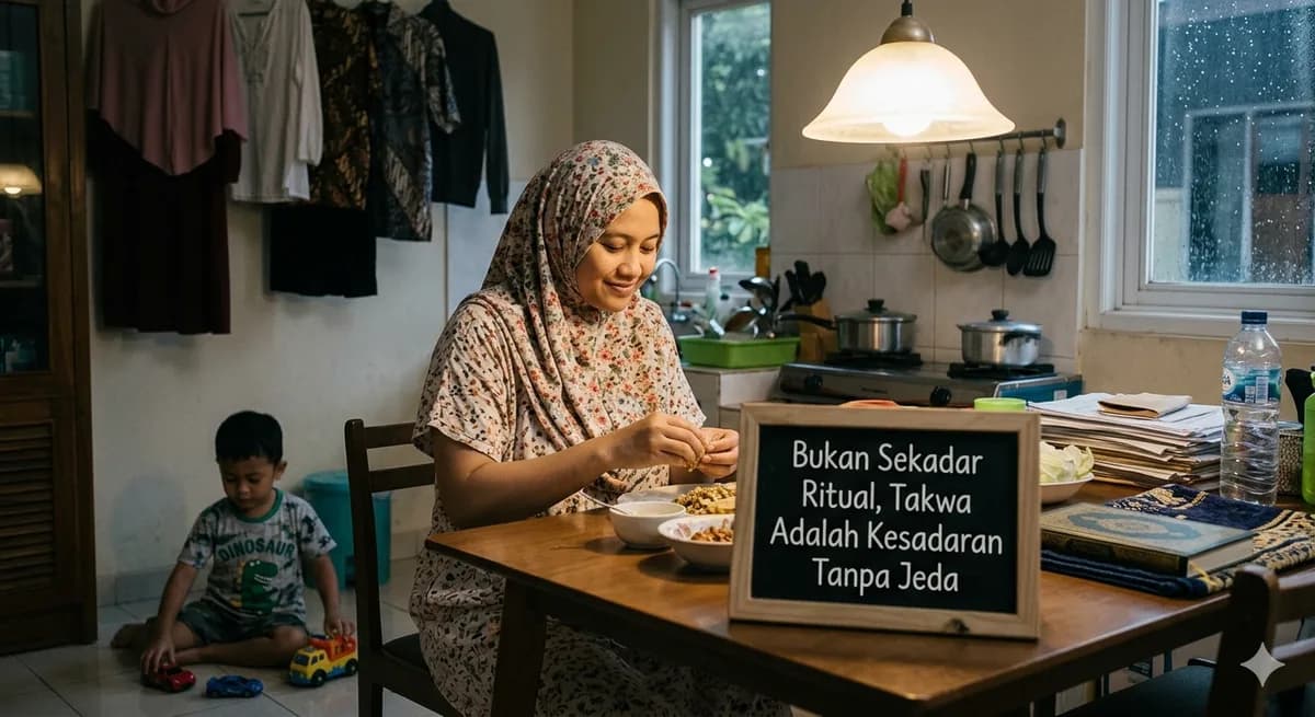Bukan Sekadar Ritual, Takwa Adalah Kesadaran Tanpa Jeda