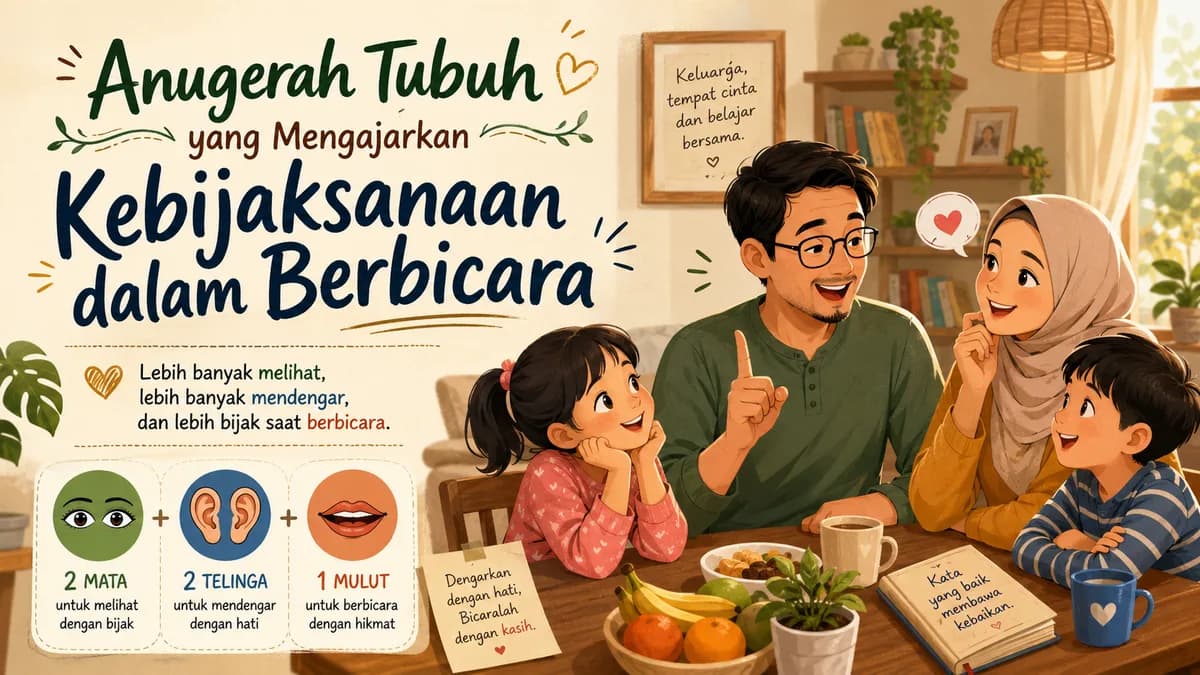 Anugerah Tubuh yang Mengajarkan Kebijaksanaan dalam Berbicara