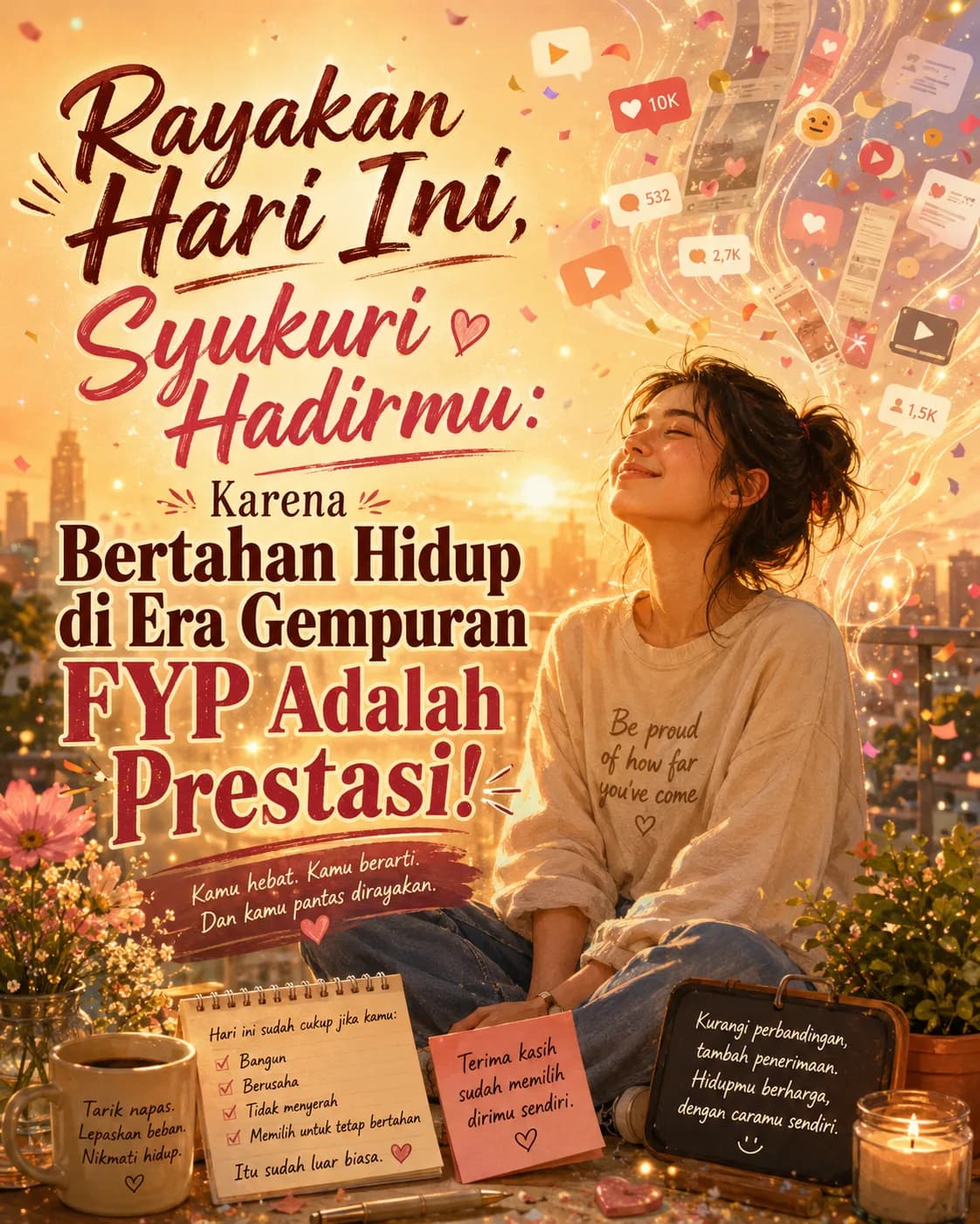Rayakan Hari Ini, Syukuri Hadirmu: Karena Bertahan Hidup di Era Gempuran FYP Adalah Prestasi! 