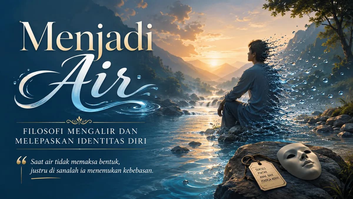 Menjadi Air: Filosofi Mengalir dan Melepaskan Identitas Diri