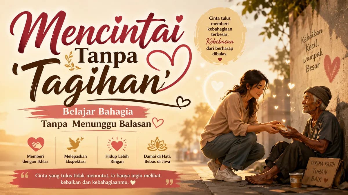Mencintai Tanpa 'Tagihan': Belajar Bahagia Tanpa Menunggu Balasan