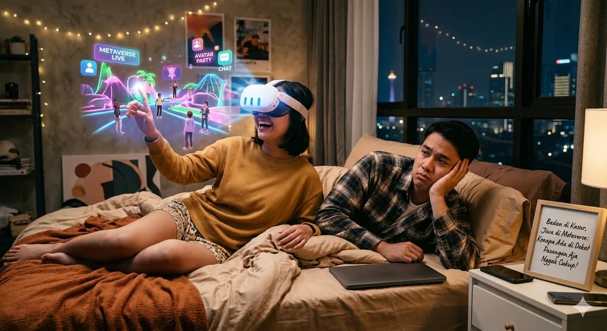 Badan di Kasur, Jiwa di Metaverse: Kenapa Ada di Dekat Pasangan Aja Nggak Cukup!