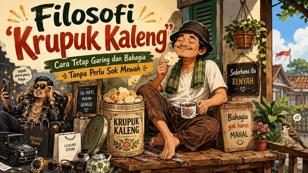 Filosofi "Krupuk Kaleng": Cara Tetap Garing dan Bahagia Tanpa Perlu Sok Mewah