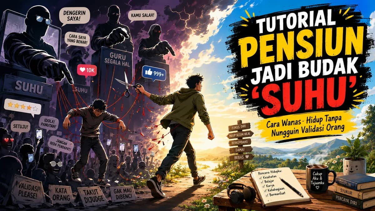 Tutorial Pensiun Jadi Budak 'Suhu': Cara Waras Hidup Tanpa Nungguin Validasi Orang