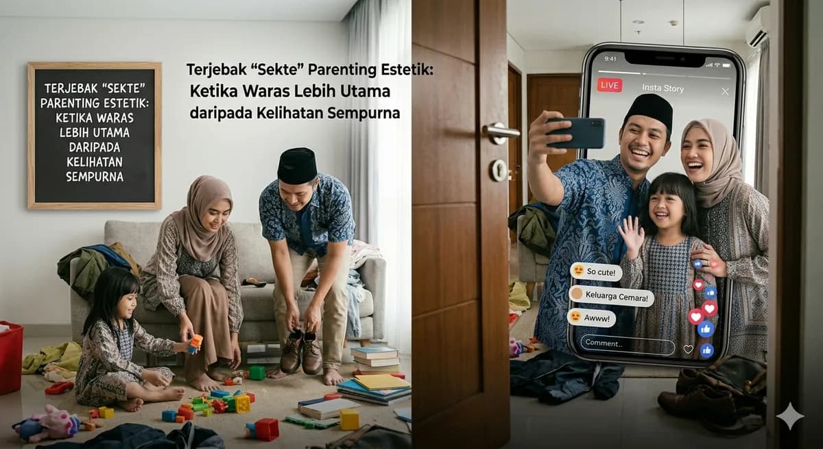Terjebak "Sekte" Parenting Estetik: Ketika Waras Lebih Utama daripada Kelihatan Sempurna