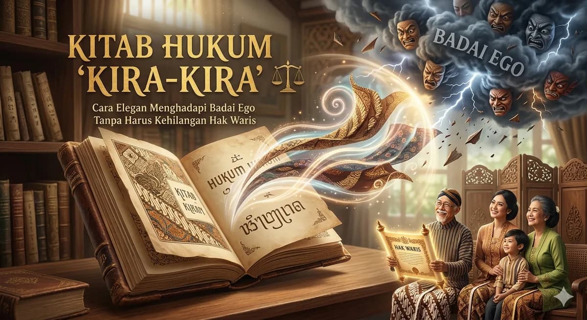 Kitab Hukum "Kira-Kira": Cara Elegan Menghadapi Badai Ego Tanpa Harus Kehilangan Hak Waris