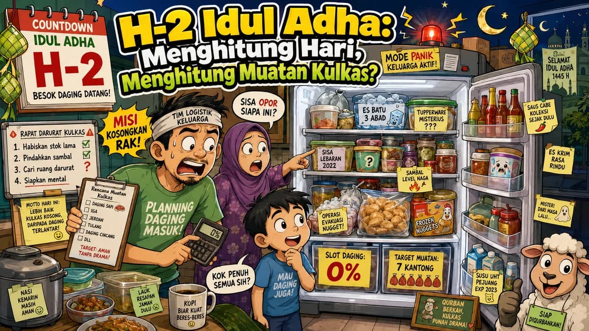 H-2 Idul Adha: Menghitung Hari, Menghitung Muatan Kulkas?