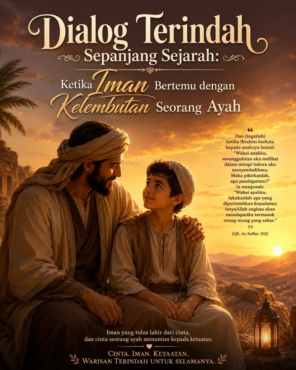 Dialog Terindah Sepanjang Sejarah: Ketika Iman Bertemu dengan Kelembutan Seorang Ayah