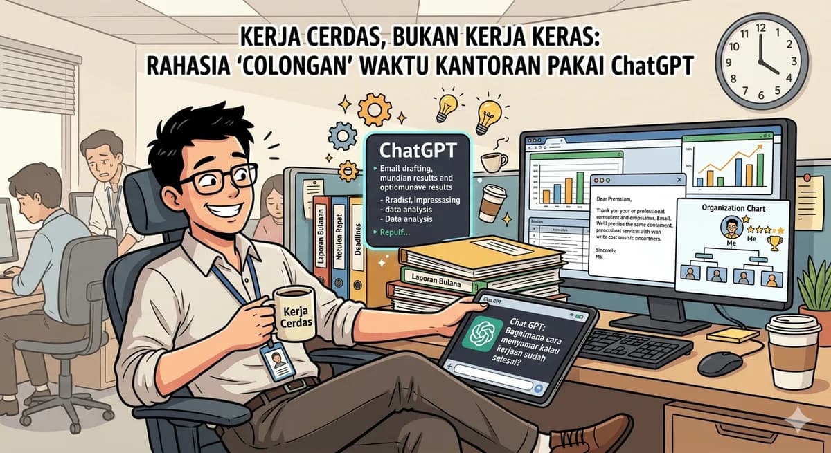 Kerja Cerdas, Bukan Kerja Keras: Rahasia "Colongan" Waktu Kantoran Pakai ChatGPT