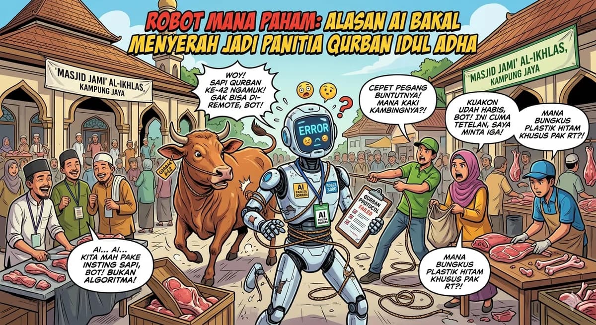 Robot Mana Paham: Alasan AI Bakal Menyerah Jadi Panitia Qurban Idul Adha