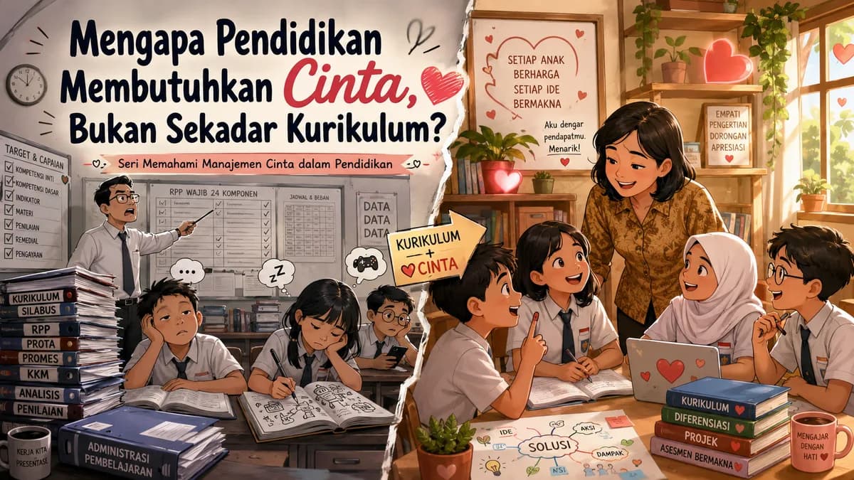 SERI 1 MANAJEMEN CINTA DALAM PENDIDIKAN Kenapa Sekolah Butuh Cinta? (Lagian, Murid Bukan File PDF!)