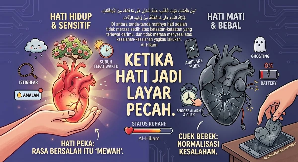 Alarm Subuh Di-Snooze tapi Nggak Nyesel? Fix, Hati Lo Lagi Mode Airplane!