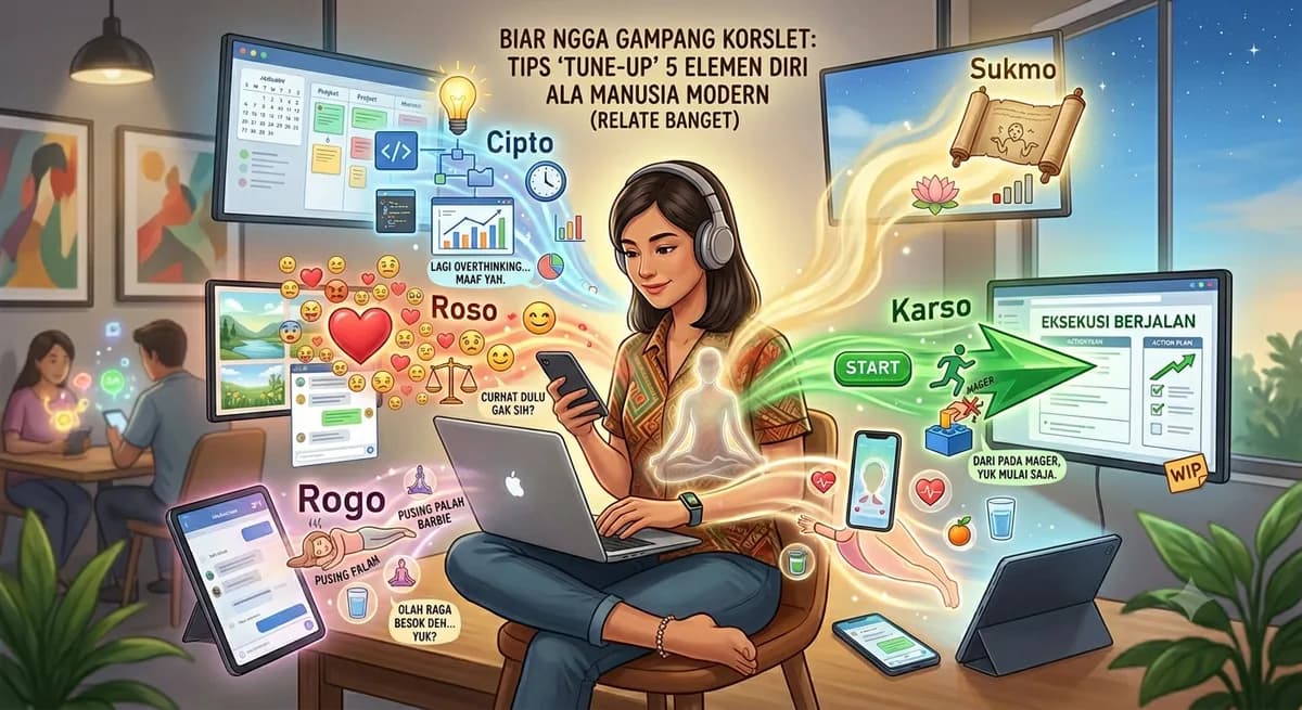 SERI MANAJEMEN CINTA DALAM PENDIDIKAN: Ketika Rogo, Roso, Cipto, Karso, dan Sukmo Kompak Bolos Bareng