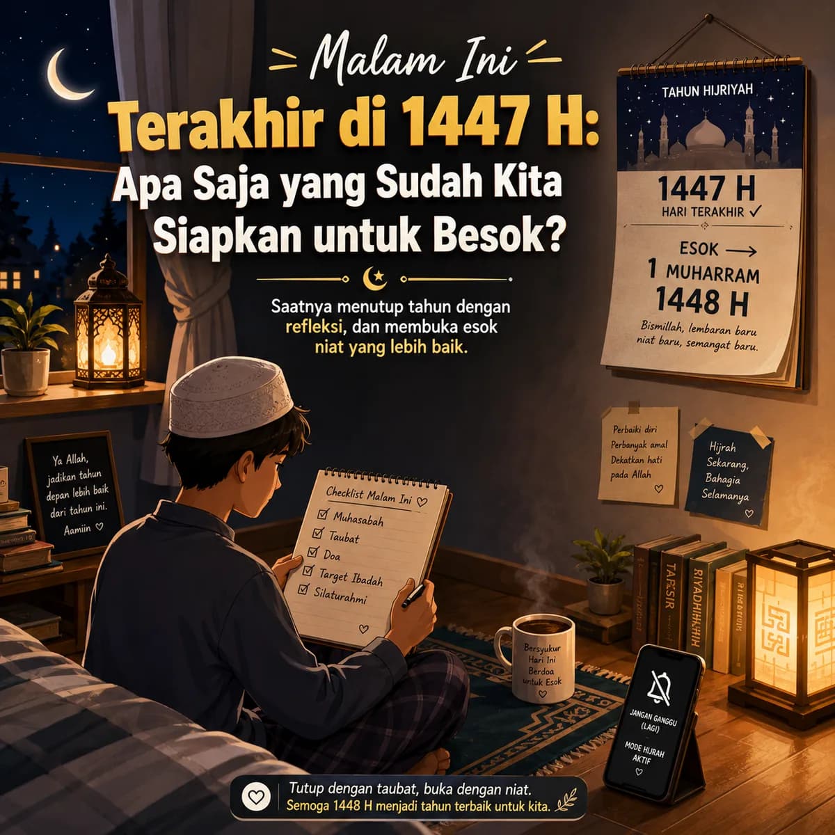 Malam Ini Terakhir di 1447 H: Apa Saja yang Sudah Kita Siapkan untuk Besok?