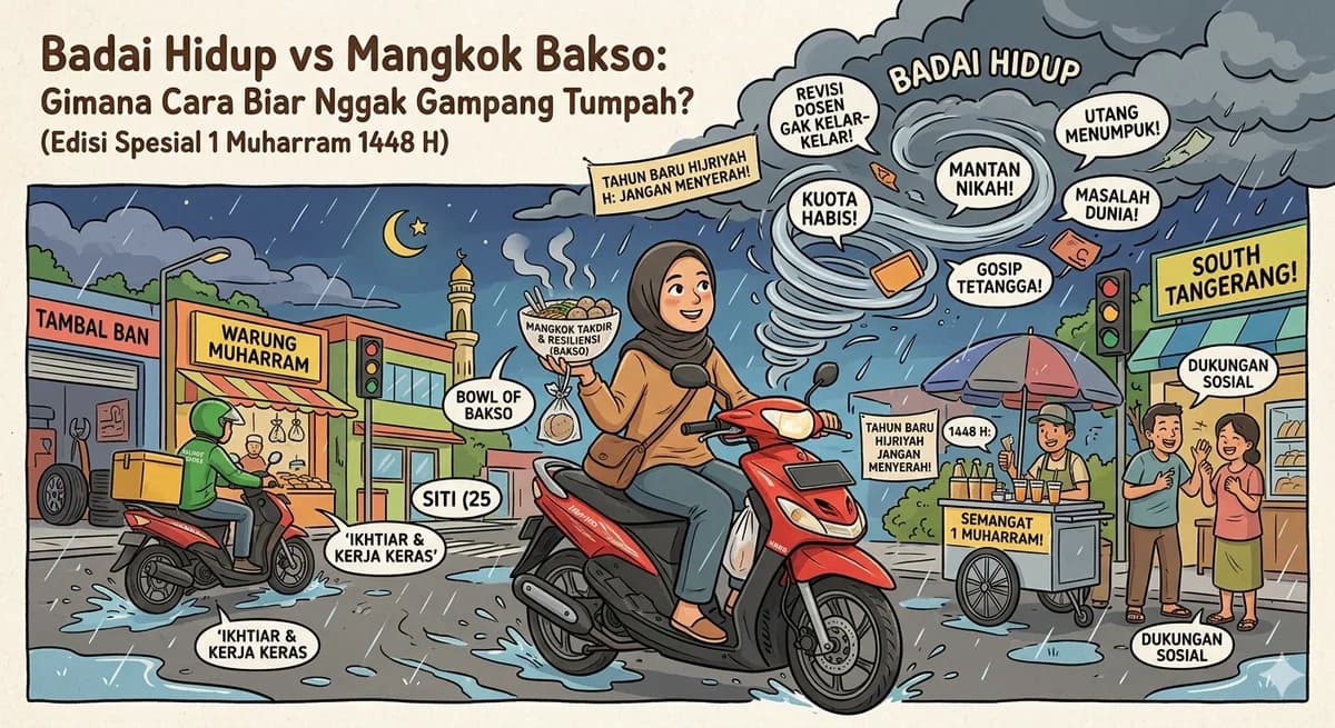 Badai Hidup vs Mangkok Bakso: Gimana Cara Biar Nggak Gampang Tumpah? (Edisi Spesial 1 Muharram 1448 H)
